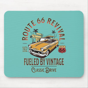 MOUSEPAD ROTA 66 REVIVÊNCIA - ALIMENTADA POR VINTAGEM - AR