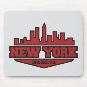 Mousepad Roteiro do estilo do bloco de Brooklyn New York