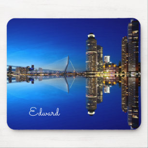 Mousepad Roterdão Skyline Cityscape