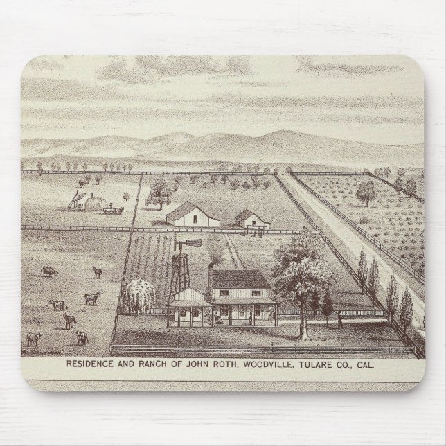 Mousepad Roth, ranchos Scruggs (Frente)