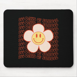 Mousepad Rotro Groovy Face Feliz 100 Dias De Gota Escolar 1