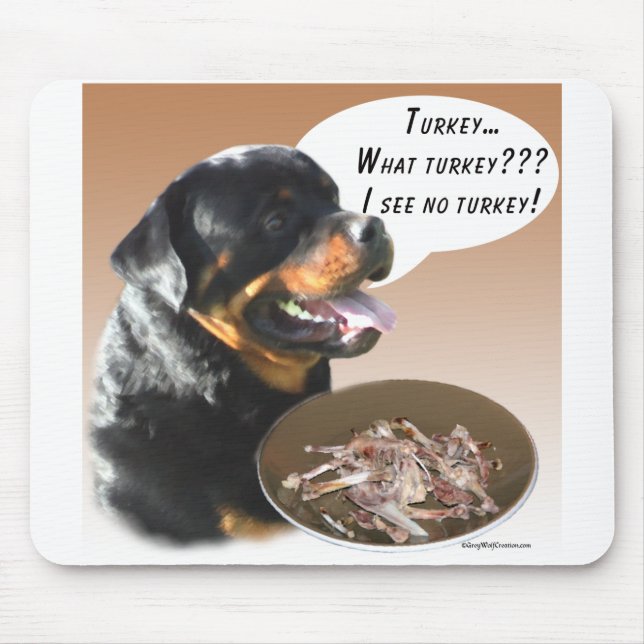 Mousepad Rottweiler Turquia (Frente)
