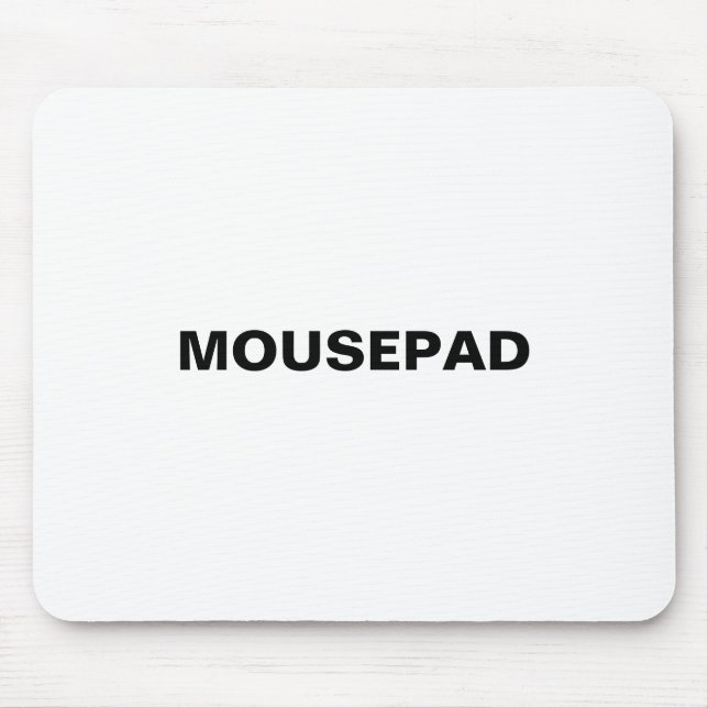 Mousepad Rótulo de Item Genérico (Frente)