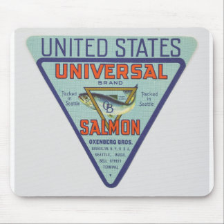 Mousepad Rótulo Histórico de Célula de Cal. Salmão