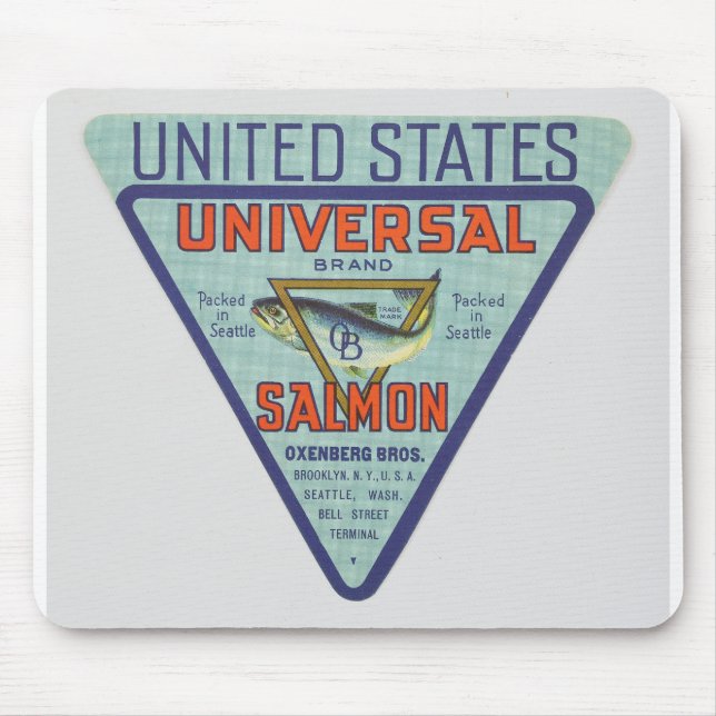 Mousepad Rótulo Histórico de Célula de Cal. Salmão (Frente)