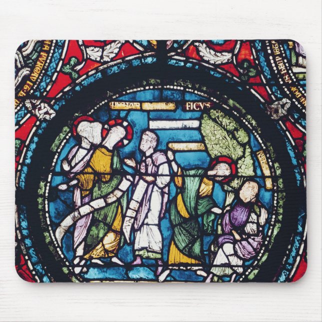 Mousepad Roundel que descreve a parábola da árvore de figo (Frente)