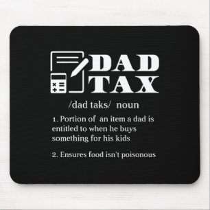 Mousepad Roupa de Definição de Imposto do pai