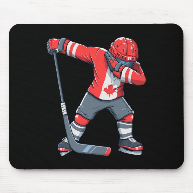 Mousepad Roupa de Hóquei em Gelo para Rapazes Diversos (Frente)