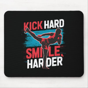 Mousepad Roupa de Kickboxing Muay Thai Savate Sanda Kickbox
