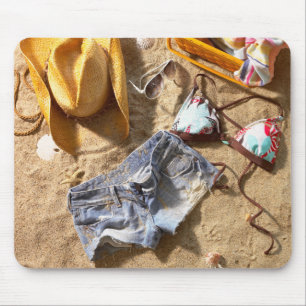 Mousepad Roupa deixada atrás na praia