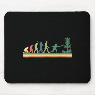 Mousepad Roupa engraçada de golfe de disco retrô evolução F