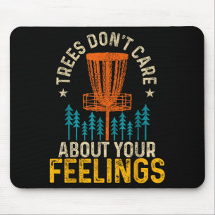 Mousepad Roupa engraçada para Disc Golf Co. Árvores de Disc