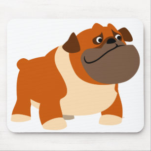 Mousepad Roupa inglesa bonito do bebê do buldogue