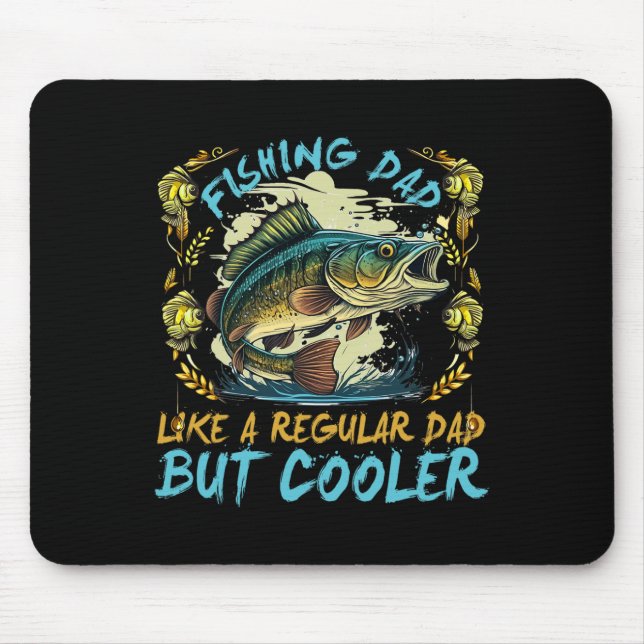 Mousepad Roupa Mens Que Pesquem Pai Como Um Pai Regular Par (Frente)