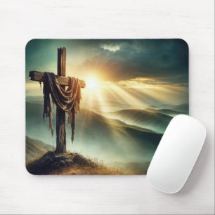 Mousepad Roupa Testada em uma cruz robusta