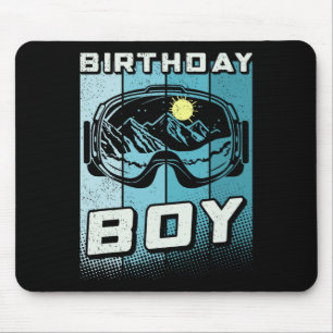 Mousepad Roupas de Aniversário Masculinas Snowboard Esqui M