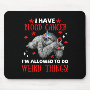 Mousepad Roupas de Conscientização do Câncer de Sangue do P