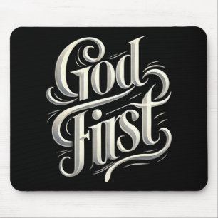 Mousepad Roupas de Novo Crente Baseado na Fé em Deus Religi