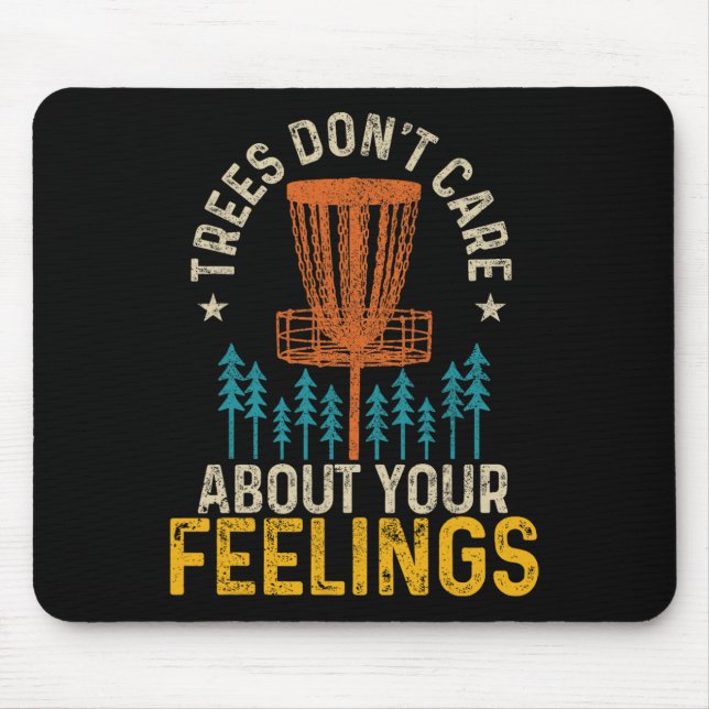 Mousepad Roupas Divertidas de Golfe de Disco Co. Árvores de (Frente)
