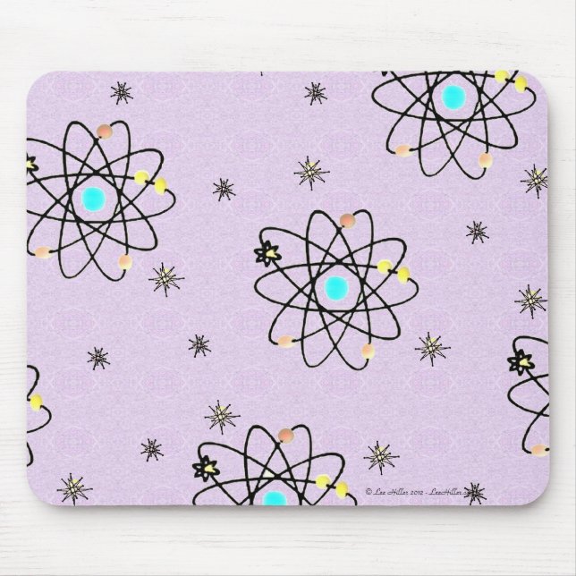 Mousepad Roupas e Presentes Lavanda com Estampa Atômica dos (Frente)