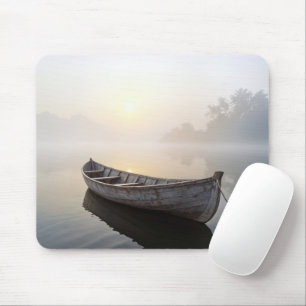 Mousepad Rowboat russo em lago calmo