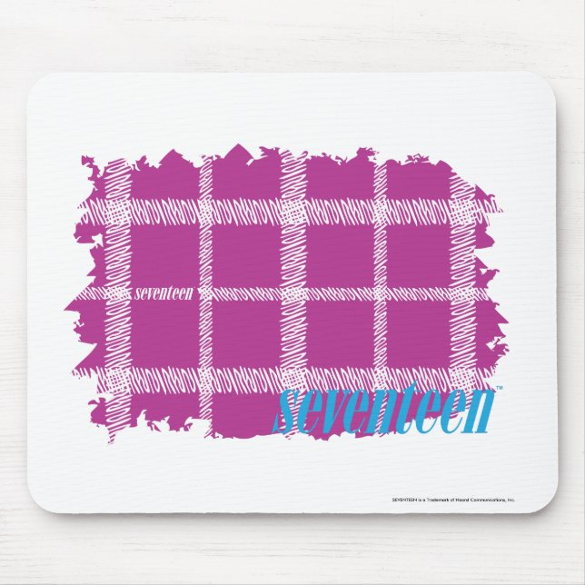 Mousepad Roxo 4 da xadrez (Frente)