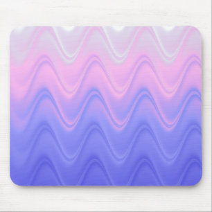 Mousepad Roxo Abstrato Ondulado Rosa