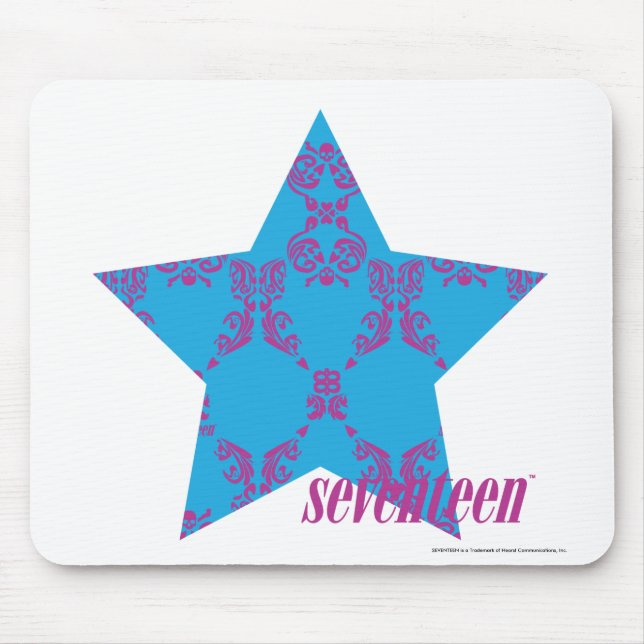 Mousepad Roxo-Aqua 2 do damasco (Frente)