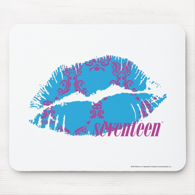 Mousepad Roxo-Aqua do damasco (Frente)