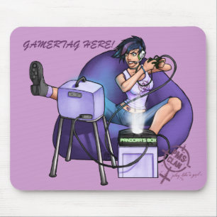 Mousepad Roxo da caixa de Pandora de PMS Mousepad-