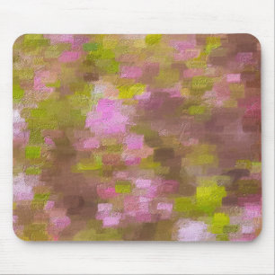 Mousepad Roxo da Temporada de Primavera Abstrato