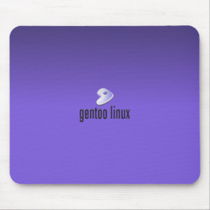 Mousepad Roxo de Gentoo Linux