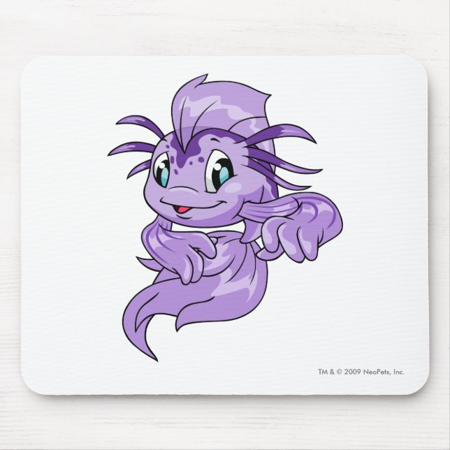 Mousepad Roxo de Koi (Frente)