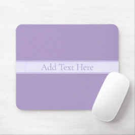 Mousepad Roxo de Lavanda Leve Elegante Personalizável