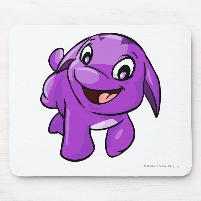 Mousepad Roxo de Poogle (Frente)