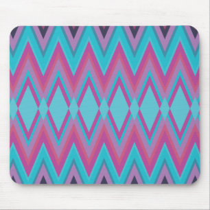 Mousepad Roxo e Aqua Tribal