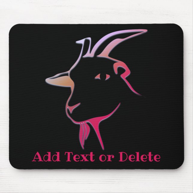 Mousepad Roxo e Capim Rosa Personalizados a preto (Frente)