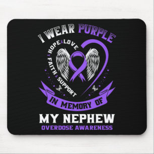 Mousepad Roxo Em Memória Da Minha Sobredosagem De Medicamen