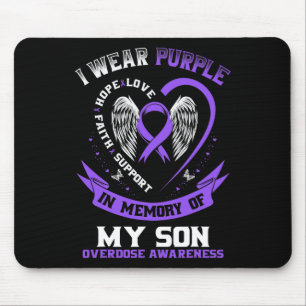 Mousepad Roxo Em Memória Do Meu Filho Conhecimento Da Sobre