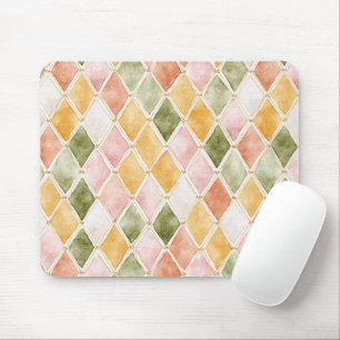 Mousepad Roxo Laranja Verde Amarelo Bege