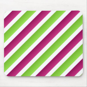 Mousepad Roxos Púrpura/ Brancos E Verdes