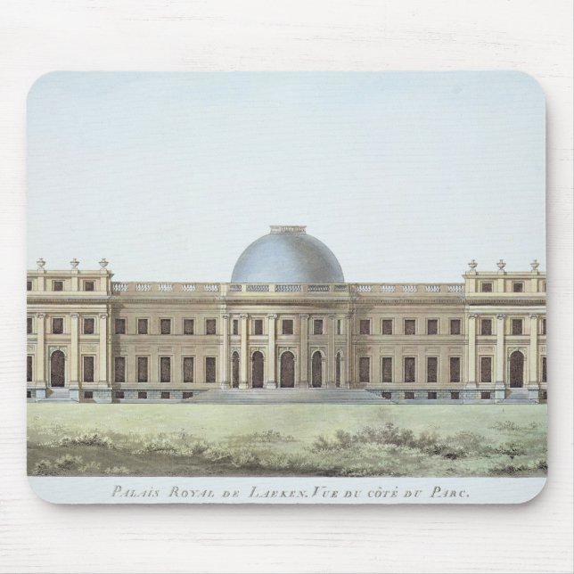 Mousepad Royal Palace em Laken, vista do parque, de ' (Frente)