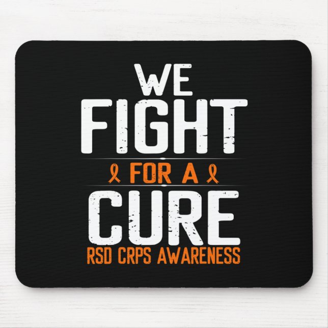 Mousepad RSD CRPS Awaright Fight for a Cure Survivent Orang (Frente)