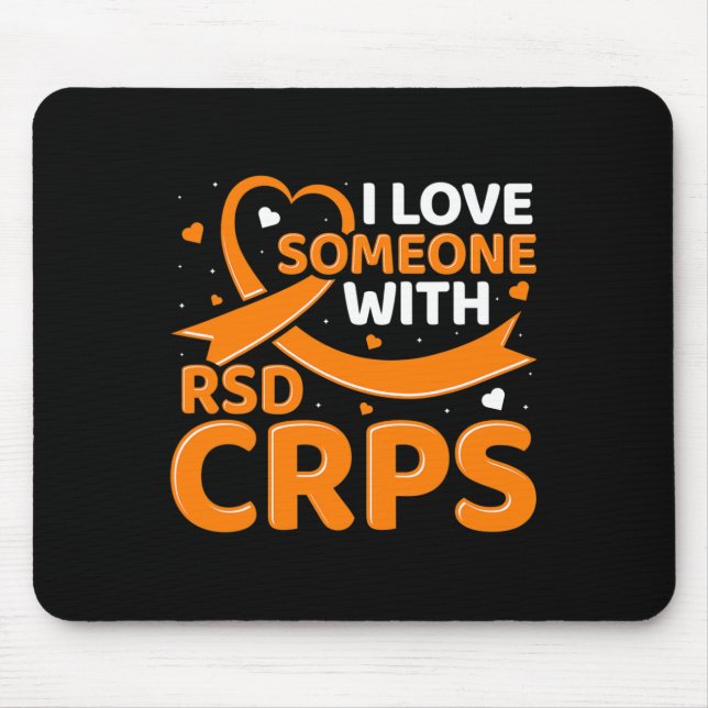 Mousepad RSDCRPS Orange Ribbon Complex Regional Pain Syndro (Frente)