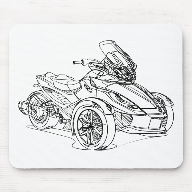 Mousepad RUA 2013 de CanAm Spyder (Frente)