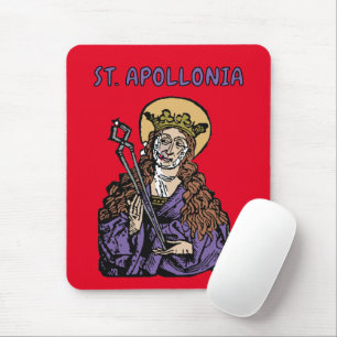 Mousepad Rua. Apolonia com dente pulsado (Nuremberga)