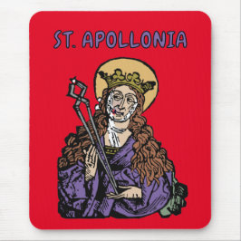 Mousepad Rua. Apolonia com dente pulsado (Nuremberga)