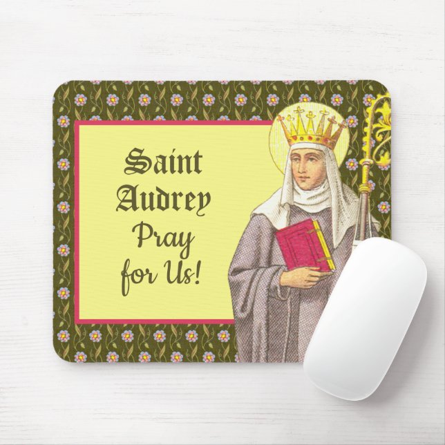 Mousepad Rua. Audrey (Etheldreda) (P 003) (Com mouse)