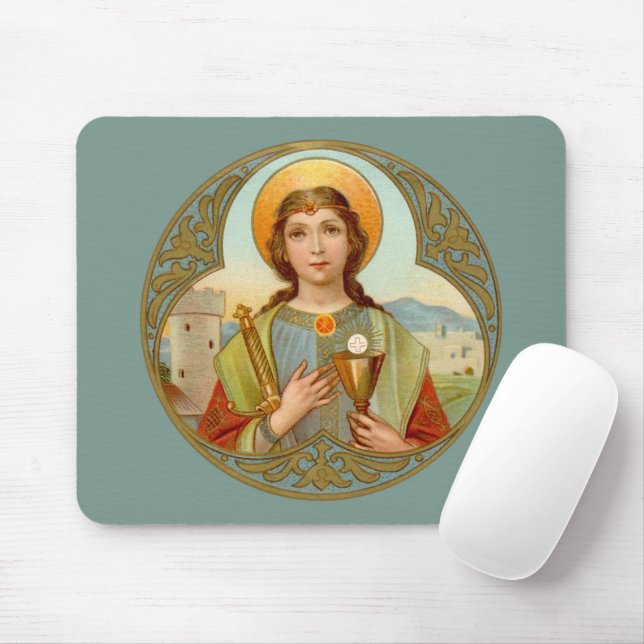 Mousepad Rua. Barbara (BK 001) Horizontal (Com mouse)