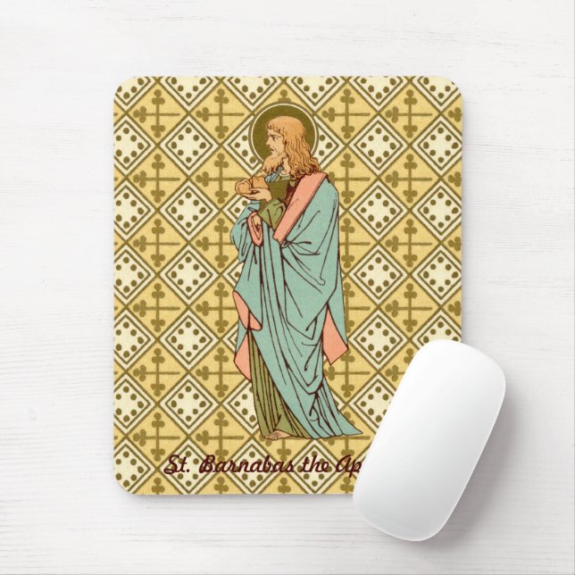 Mousepad Rua. Barnabas, o Apóstolo (RLS 02) (Estilo 2) (Com mouse)